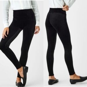 SPANX Velvet Black High Rise Leggings